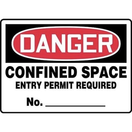 Accuform OSHA DANGER SAFETY SIGN CONFINED MCSP125XL MCSP125XL